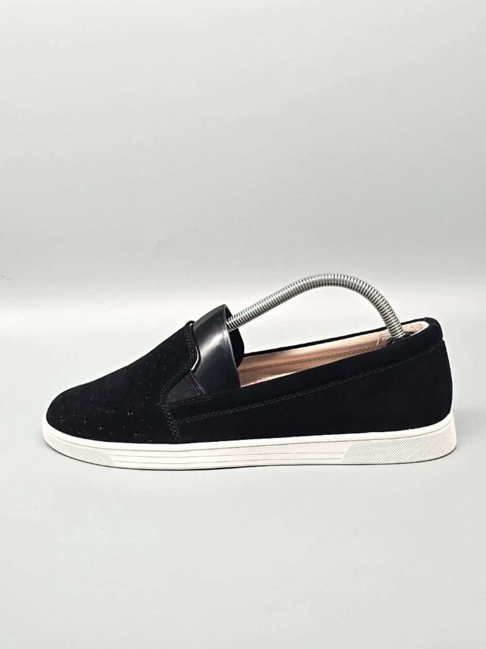 Revitalign Carolina Star Perforated Orthotic Black Suede Slip-on Women's Size 9B - Picture 9 of 12